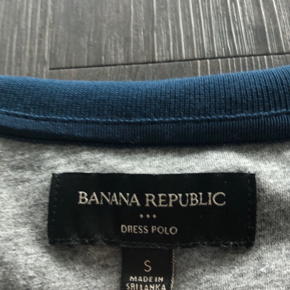 Me a Banana Republic Blue Small Dress Polo - Picture 2 of 3